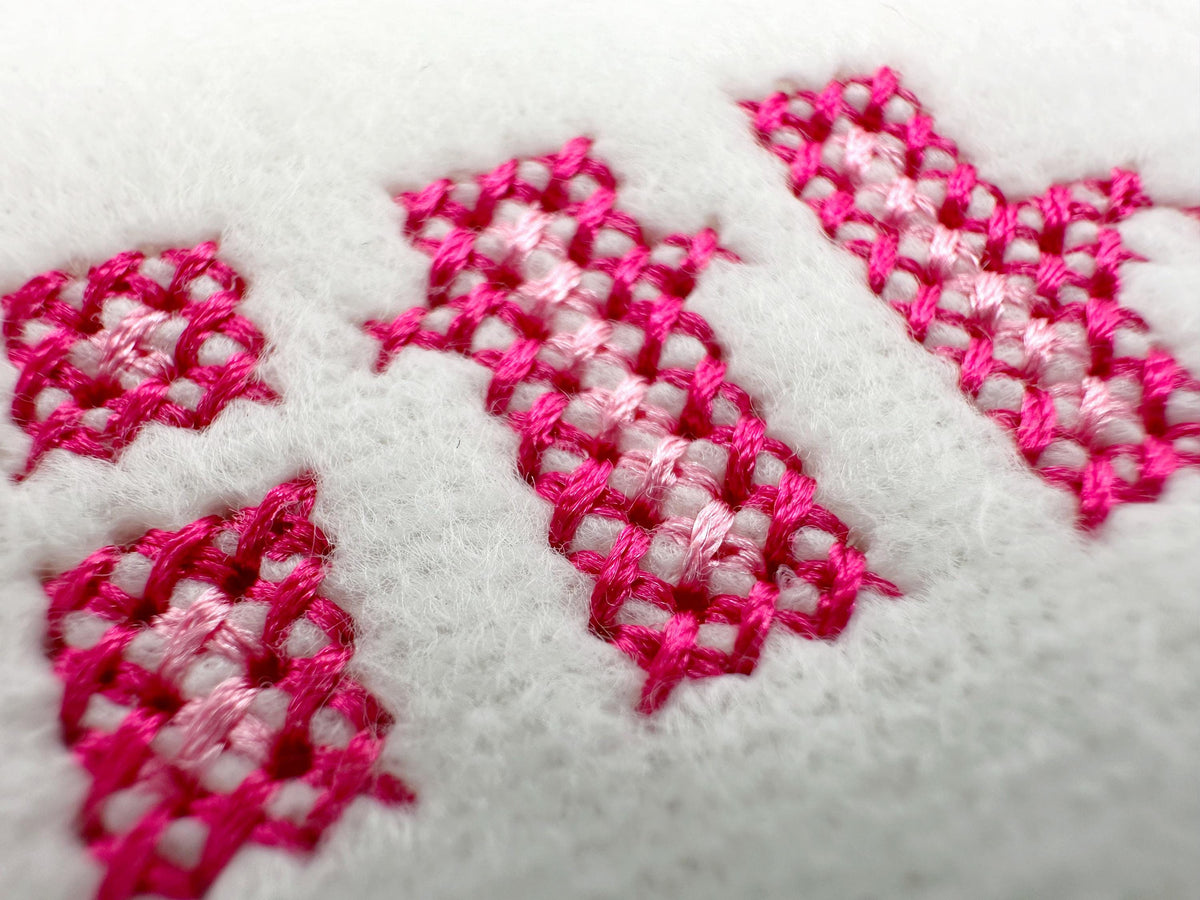 Cozy Cross Stitch Duo Font – machine embroidery font by Artapli, photo 3