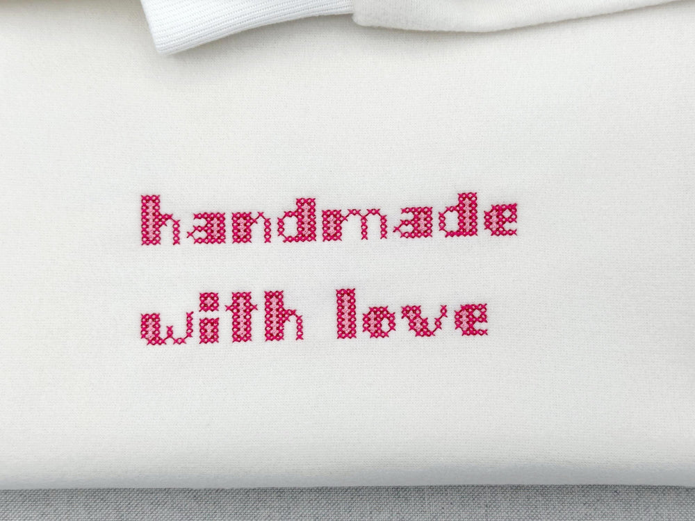 Cross Stitch FONT Cozy Duo two color authentic bold style Alphabet Monogram folk machine embroidery design mini sizes 0.3 up to 2 inches BX