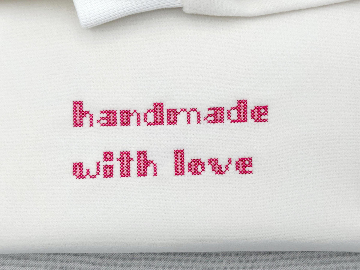 Cross Stitch FONT Cozy Duo two color authentic bold style Alphabet Monogram folk machine embroidery design mini sizes 0.3 up to 2 inches BX