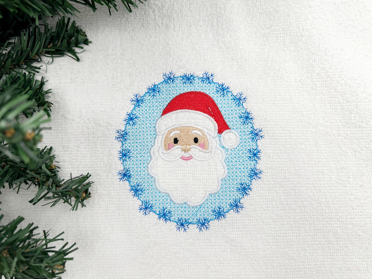 Embossed Santa Claus – machine embroidery design by Artapli, photo 6