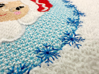 Embossed Mrs Santa Claus – machine embroidery design by Artapli, photo 4