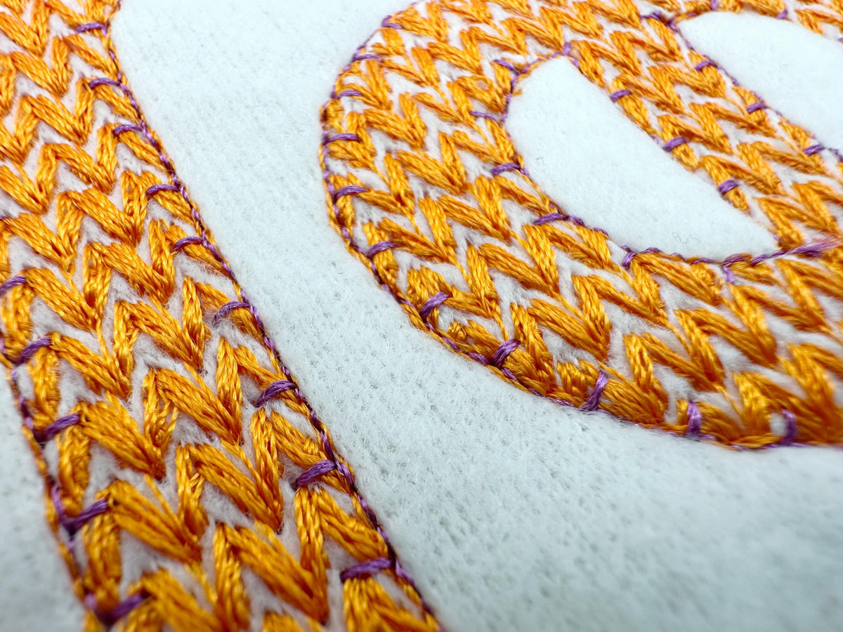Greek Knit Effect Font – machine embroidery font by Artapli, photo 5