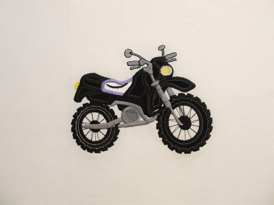 Motorcycle Applique machine embroidery designs Embroidery 4" 5" 5.5" 6" 7" 8" | PES DST JEF | Artapli
