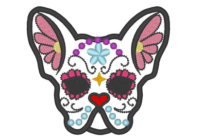 French Bulldog Sugar Skull