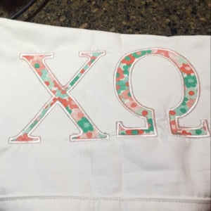 Greek Font applique Alphabet letters Monogram machine embroidery designs