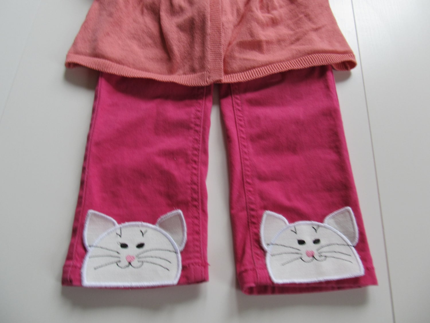 Walking Kitty Kids Trousers Bottoms – Instant Download | Artapli
