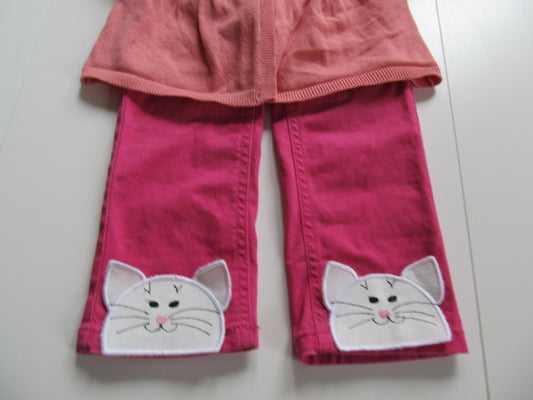 Walking Kitty Kids Trousers Bottoms – Instant Download | Artapli