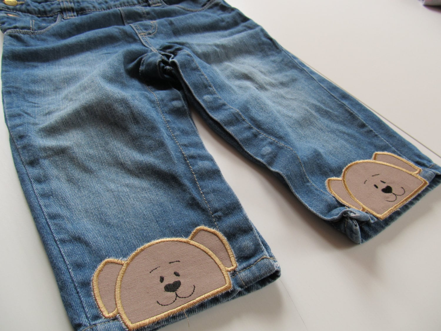 Walking Puppy Kids Trousers Bottoms Applique Embroidery 3" 4" 4.5" 5" 7" | PES DST JEF | Artapli
