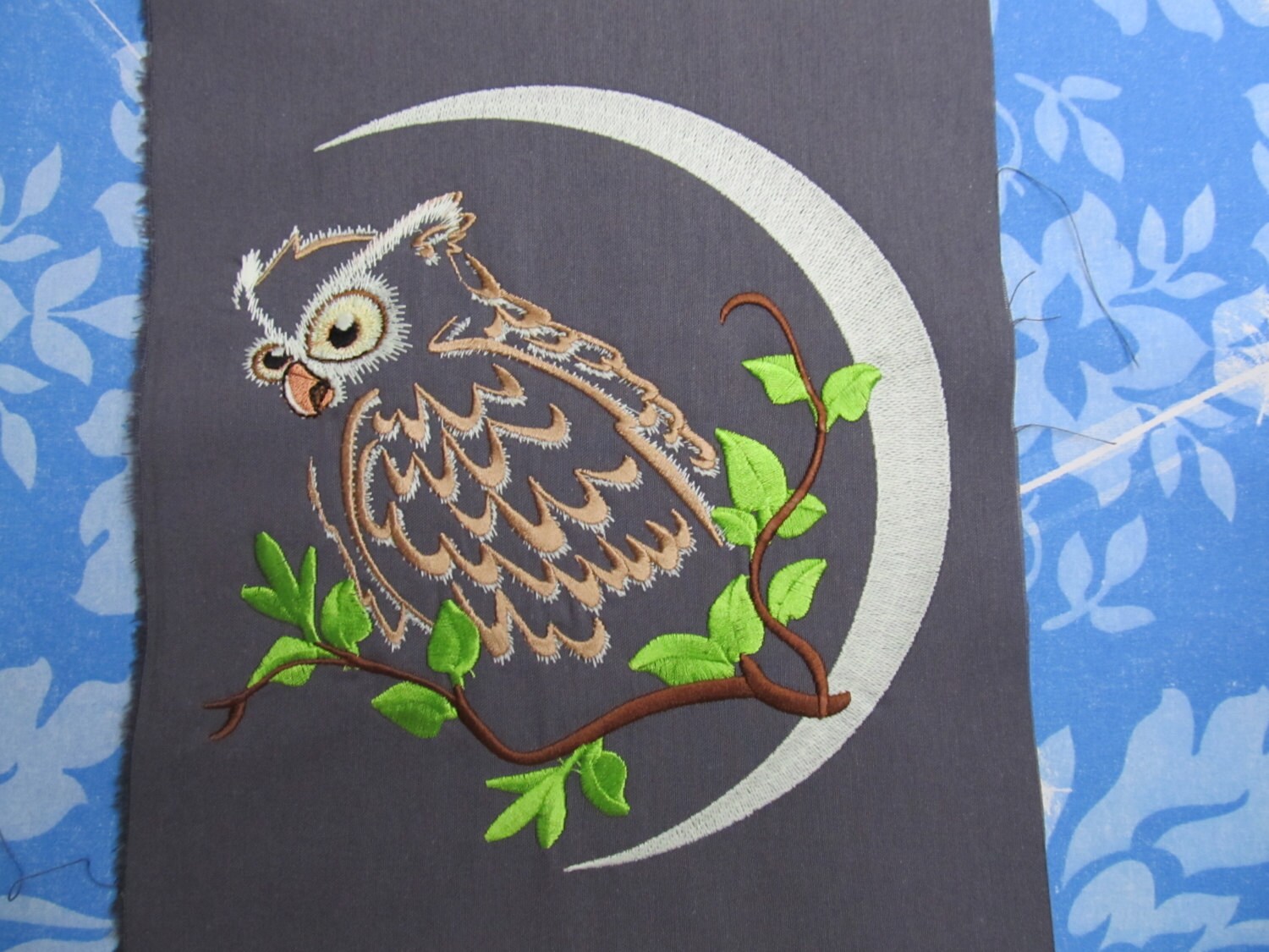 Night owl on the moon Glow in the dark special machine – Instant Download | Artapli