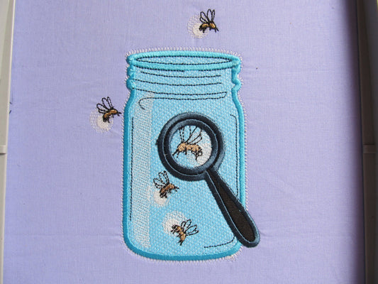 Magic Mason Jar and Fireflies – Instant Download | Artapli