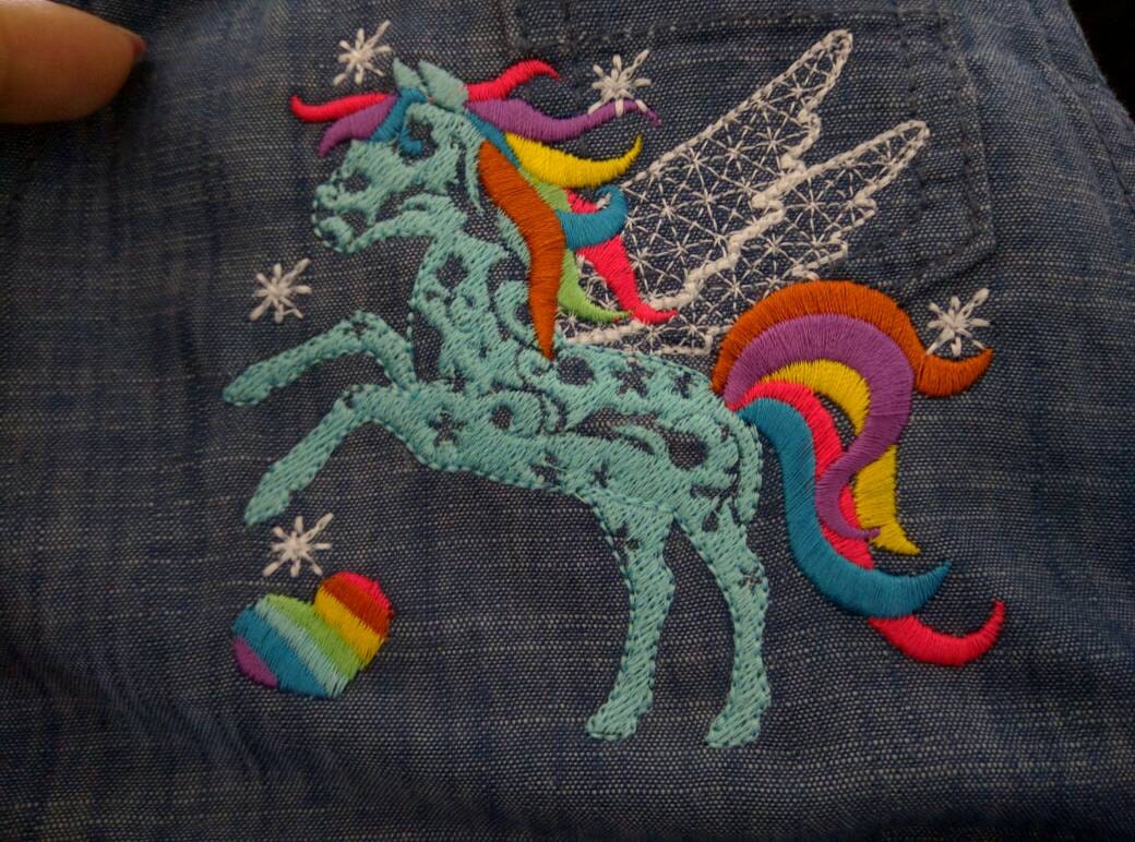 Rainbow Unicorn Pegasus – Instant Download | Artapli