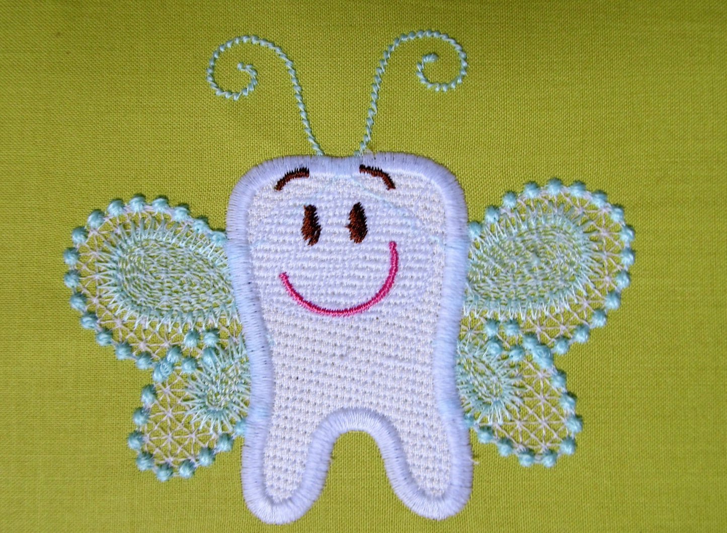 Tooth Fairy - machine embroidery applique designs Embroidery 4" 5" 6" 7" | PES DST JEF | Artapli