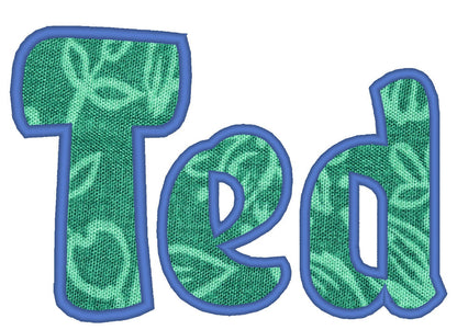 Monogram Applique Font Amy