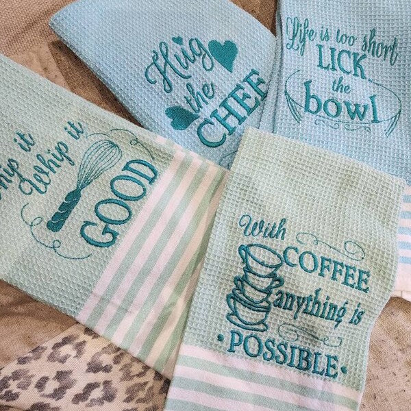 Kitchen Lovely Saying Set