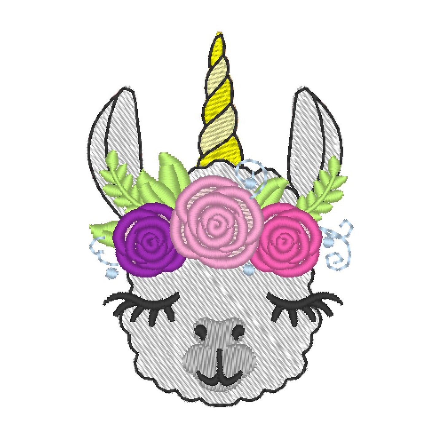 Mini Floral Llamacorn