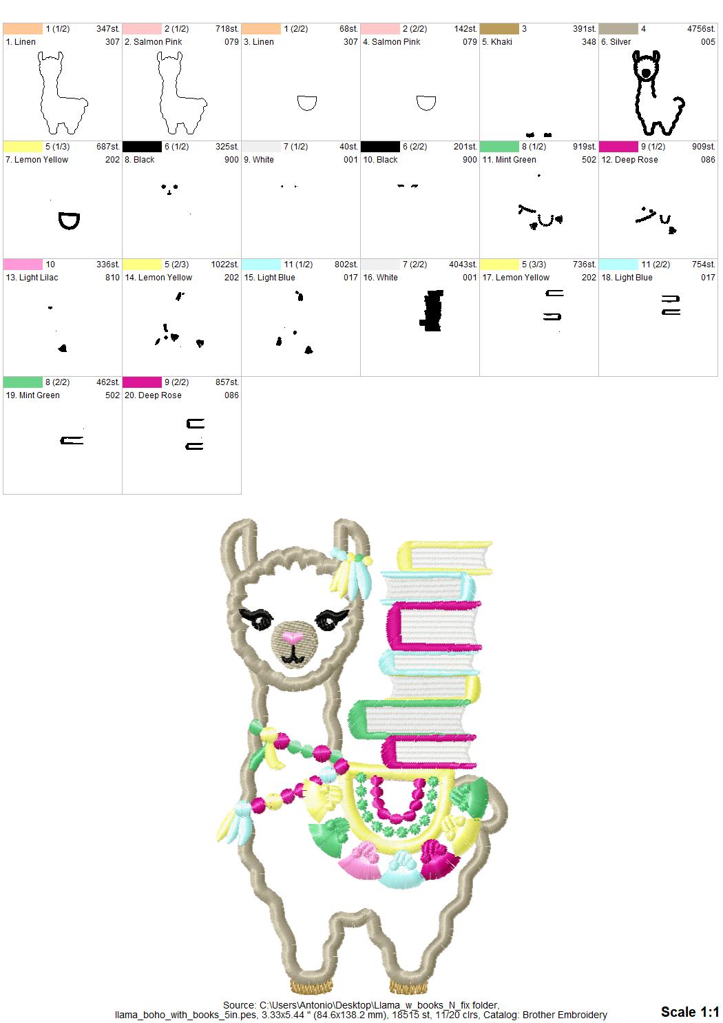Llama with Books
