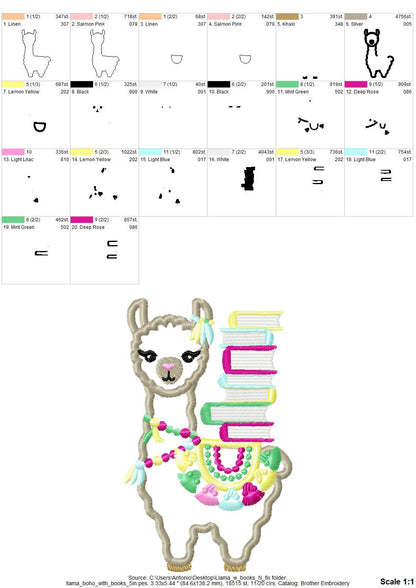 Llama with Books