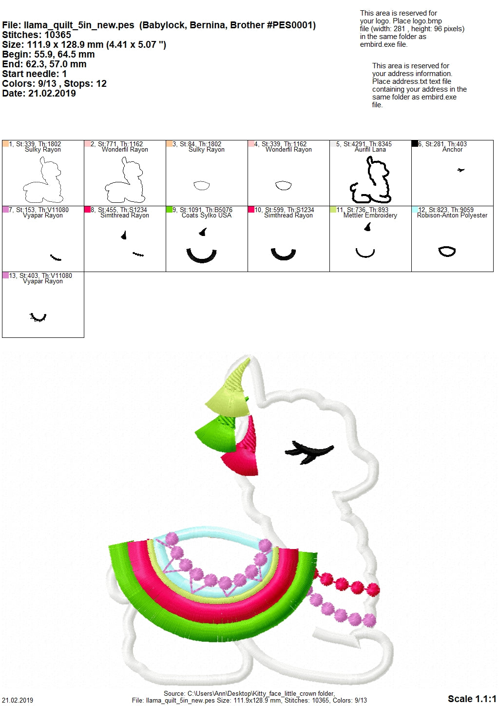 Little Llama  Fringed Tassels