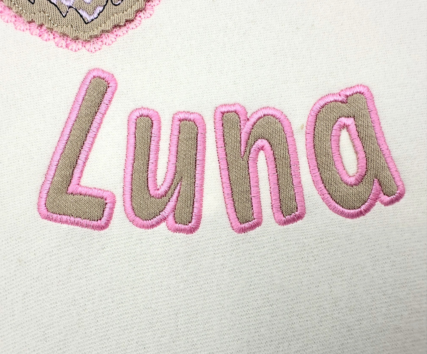Kids Monogram Font Applique