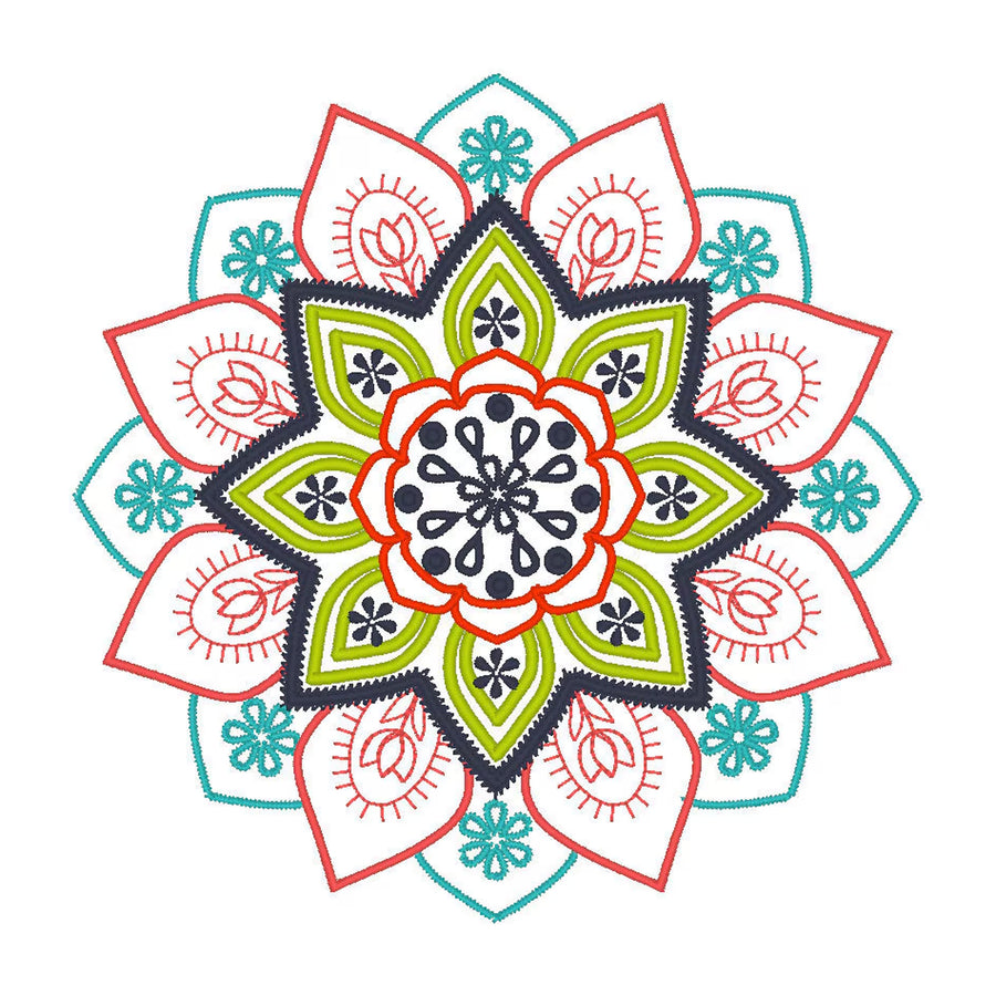 Mehndi Flower Ornament