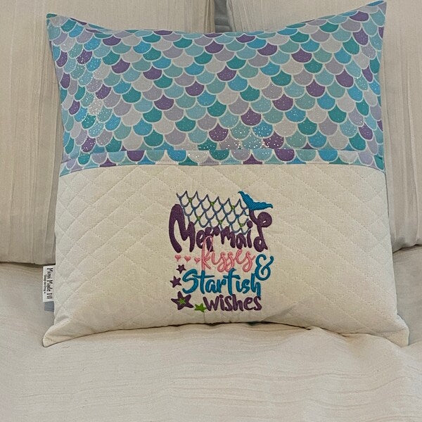 Mermaid Kisses and Starfish Wishes Saying