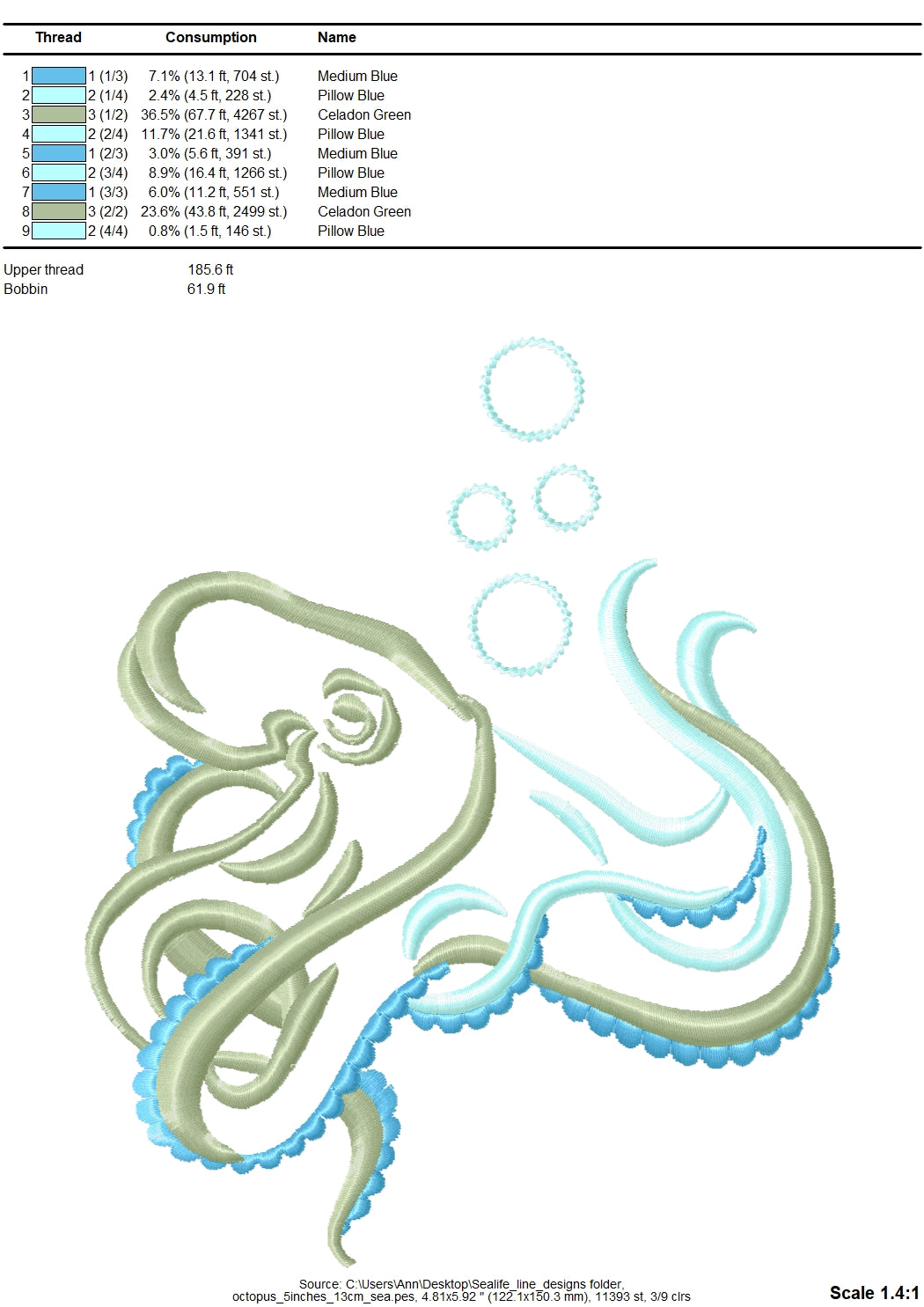 Sea Life Outline Set