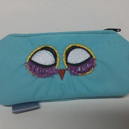 Fringed Owl Eyelashes Closed Eyes