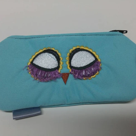 Fringed Owl Eyelashes Closed Eyes