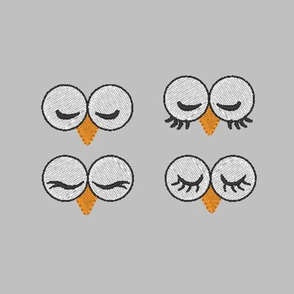 Eyes for Your Toy Owl Set of 4