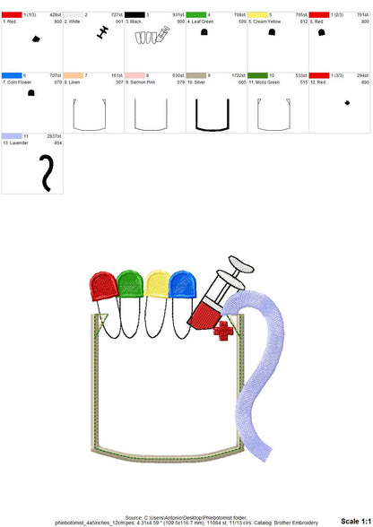Phlebotomist Doctor Pocket ITH