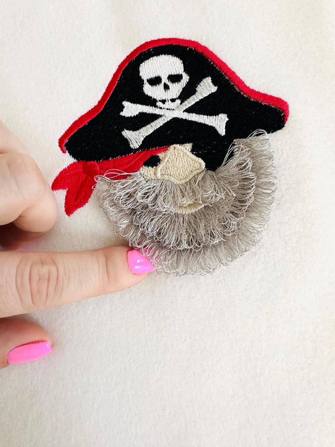 Fringed fluffy beard Pirate