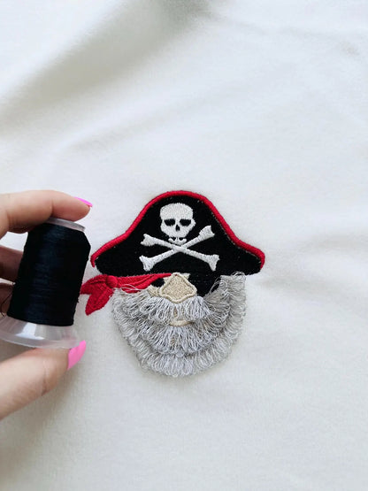 Fringed fluffy beard Pirate