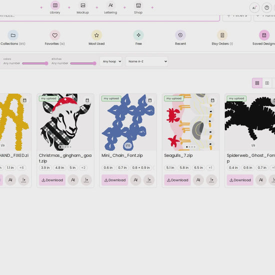 Video: your own embroidery files in every Artapli Studio tool.