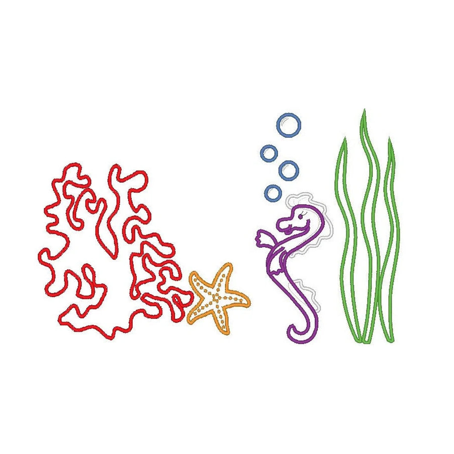 Sea Life Big Set Applique
