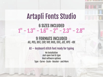 Hand stitch effect Font Sunspun