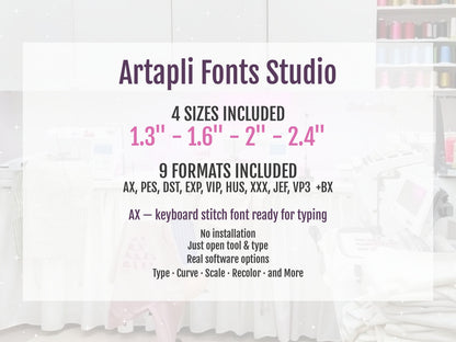 RicRac stitch Font Sunwave