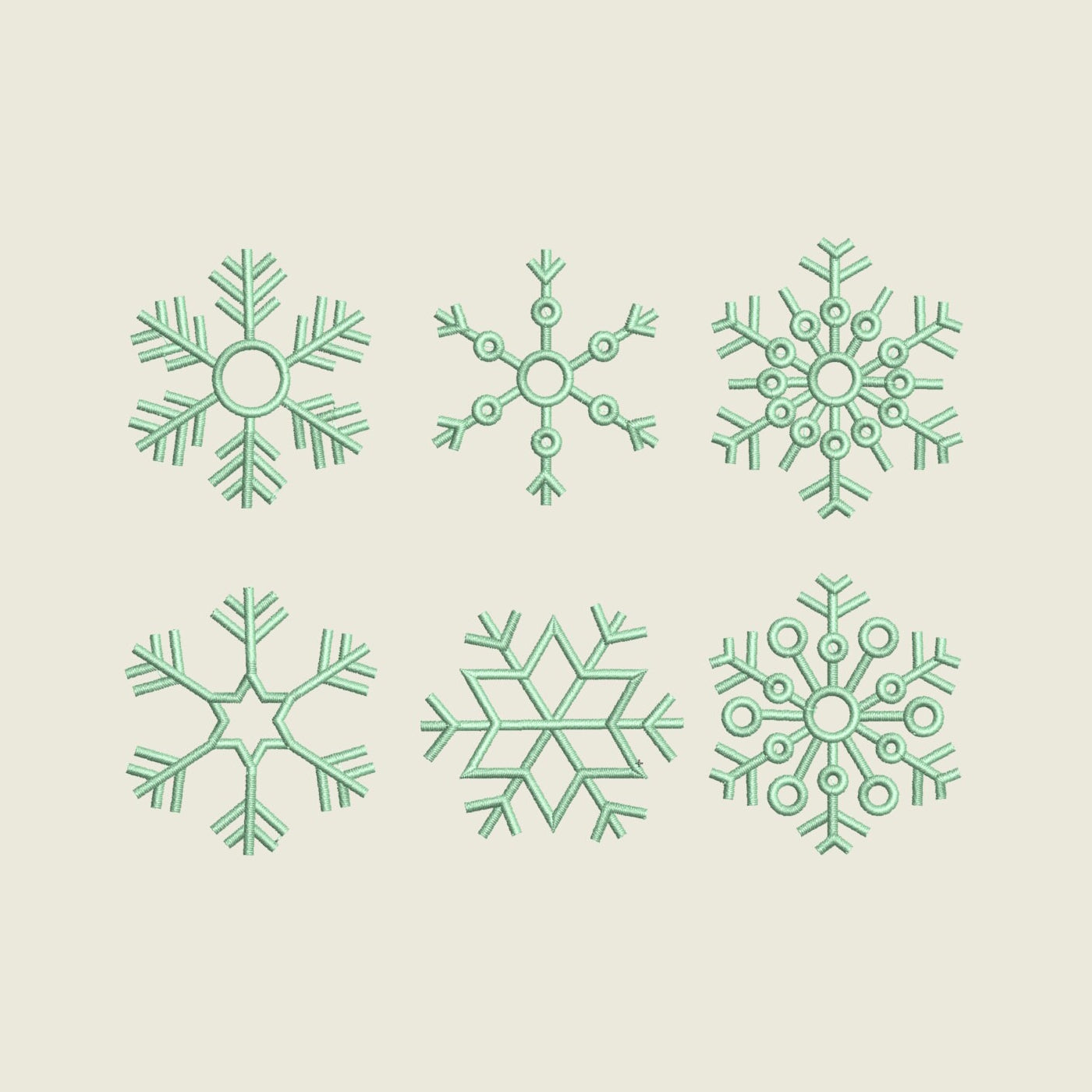 Christmas Snowflake Set of 9