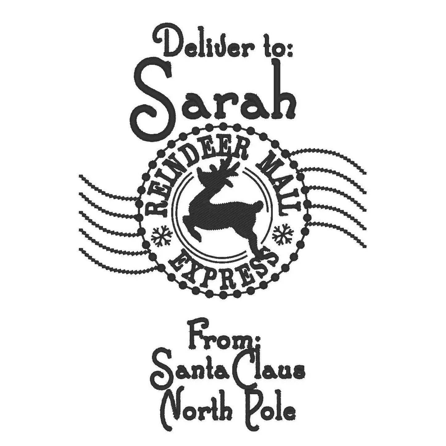 Reindeer Mail Express Set of 3