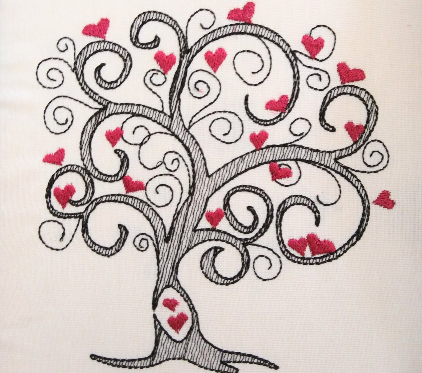 Love Tree with Heart Leaves
