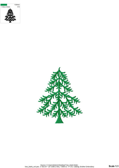 Christmas Tree Blank