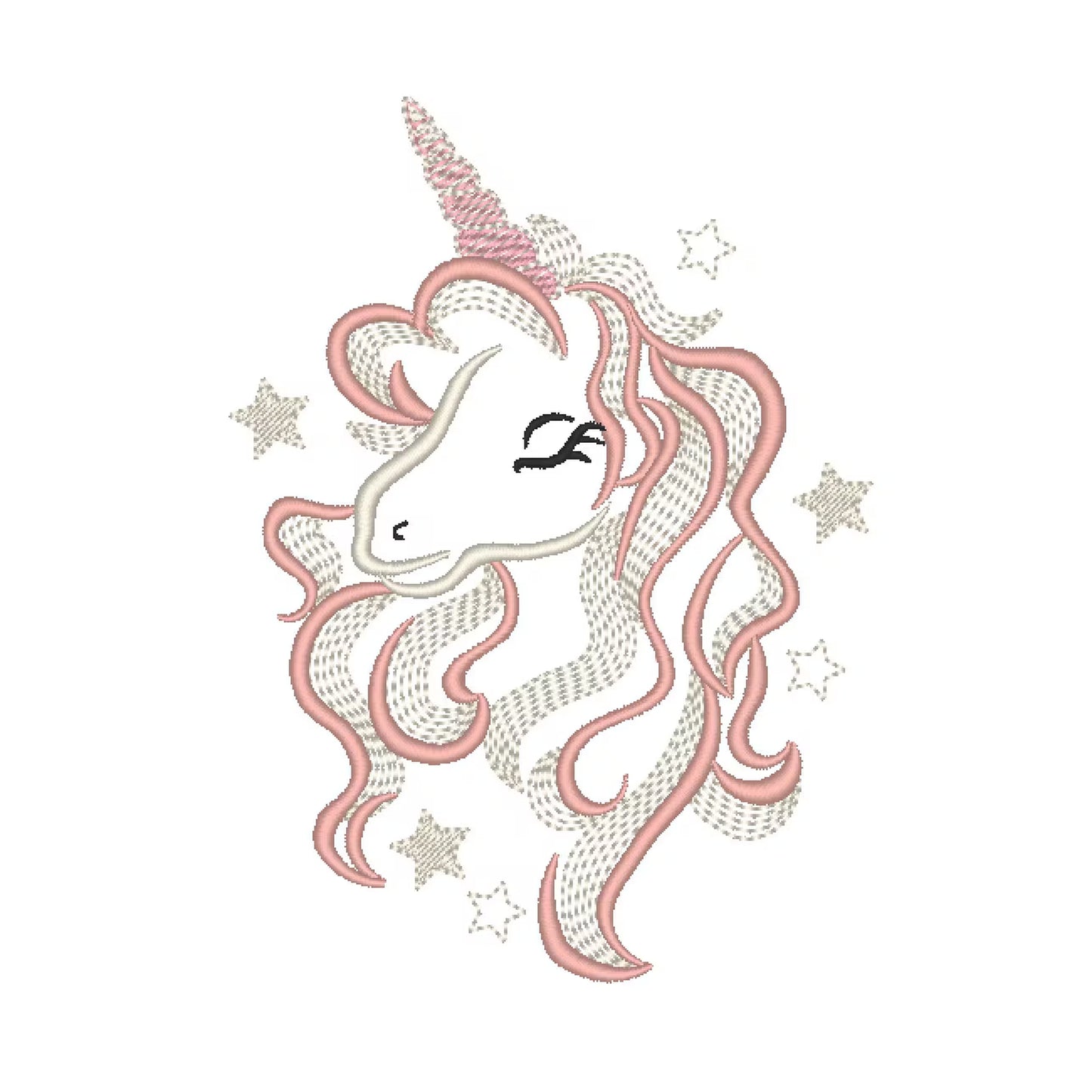 Light Stitch Pretty Unicorn