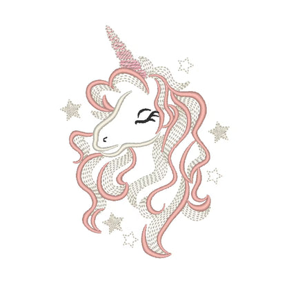 Light Stitch Pretty Unicorn