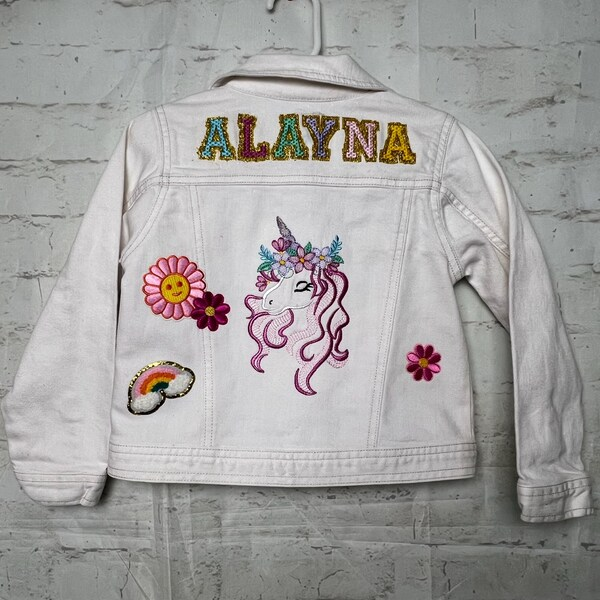 Floral crown Unicorn head summer girl machine – Sizes 4" 5" 6" 7" 8" 9" Digital Embroidery File | Artapli