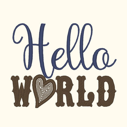 Hello World for Boys Saying
