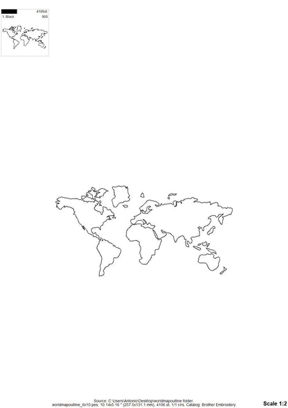 Wanderlust World Map